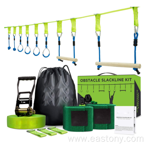 GIBBON Ninja Obstacle Course Line Kit 40ft Slackline